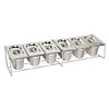 Vogue Support en acier inoxydable pour bacs GN