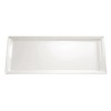 HorecaTraders Melamine rectangular bowl white