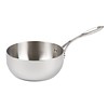 Vogue Stainless steel conical sauté pan | Ø20 cm