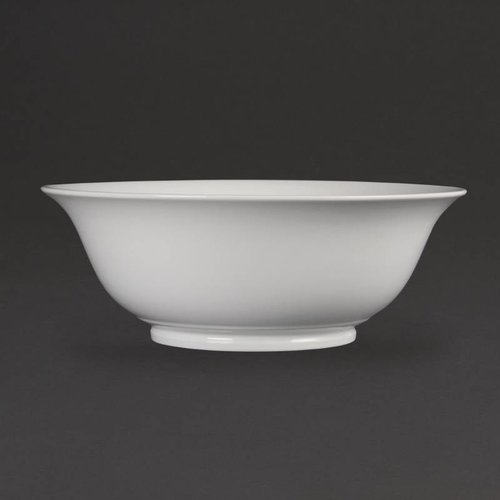  Olympia White Porcelain Salad Bowl 33cm 