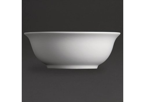  Olympia Porcelain White Salad Bowl 22 cm | 6 pieces 