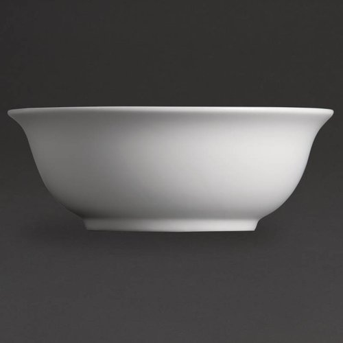  Olympia Porselein Wit Saladeschaal 22 cm | 6 stuks 