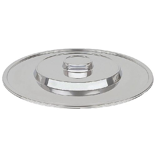  HorecaTraders Plateau de présentation surélevé, en acier inoxydable, Ø48 cm 