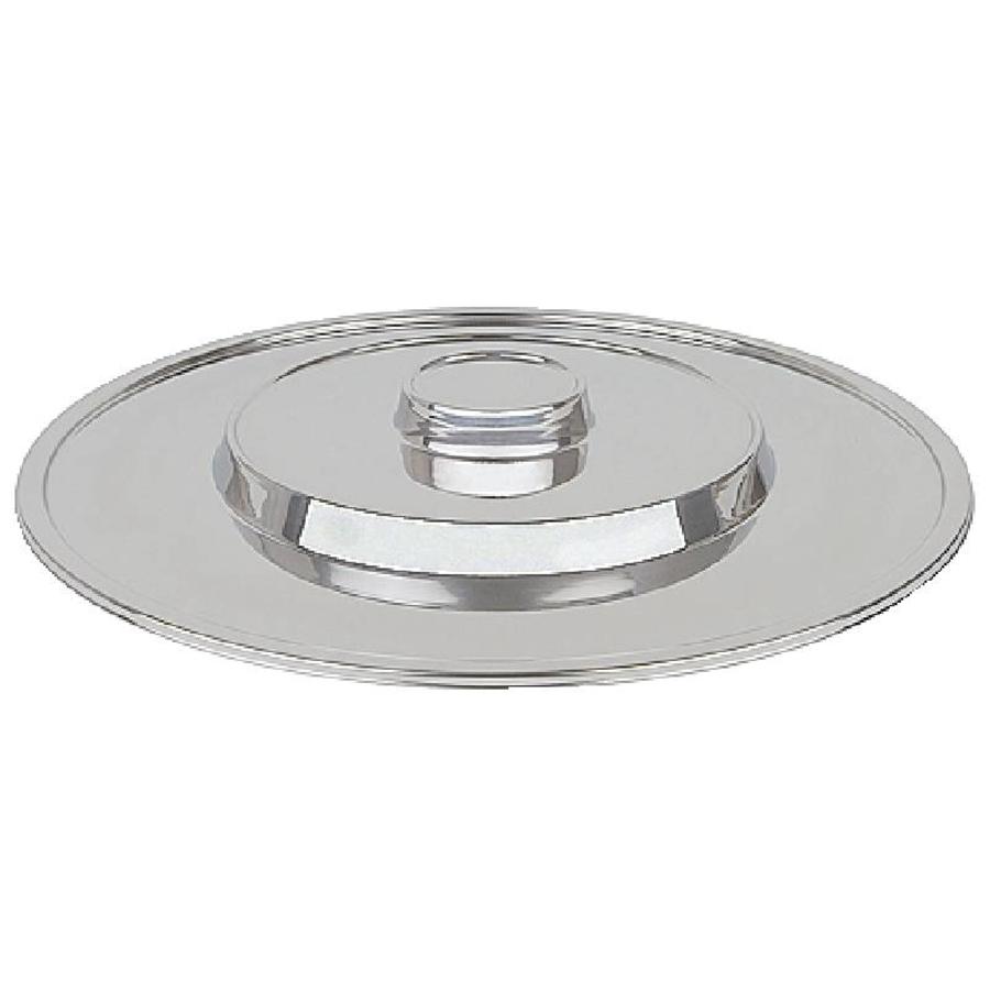 Plateau de présentation surélevé, en acier inoxydable, Ø48 cm