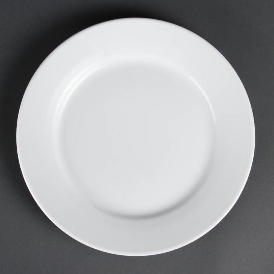 Olympia Whitware borden wit 25 cm (12 stuks)
