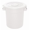 White Round Food Bucket | 76 litres