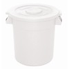 Vogue White Round Food Bucket | 76 litres