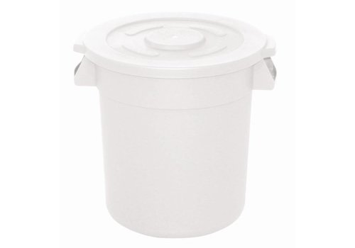  Vogue Seau alimentaire rond blanc | 76 litres 