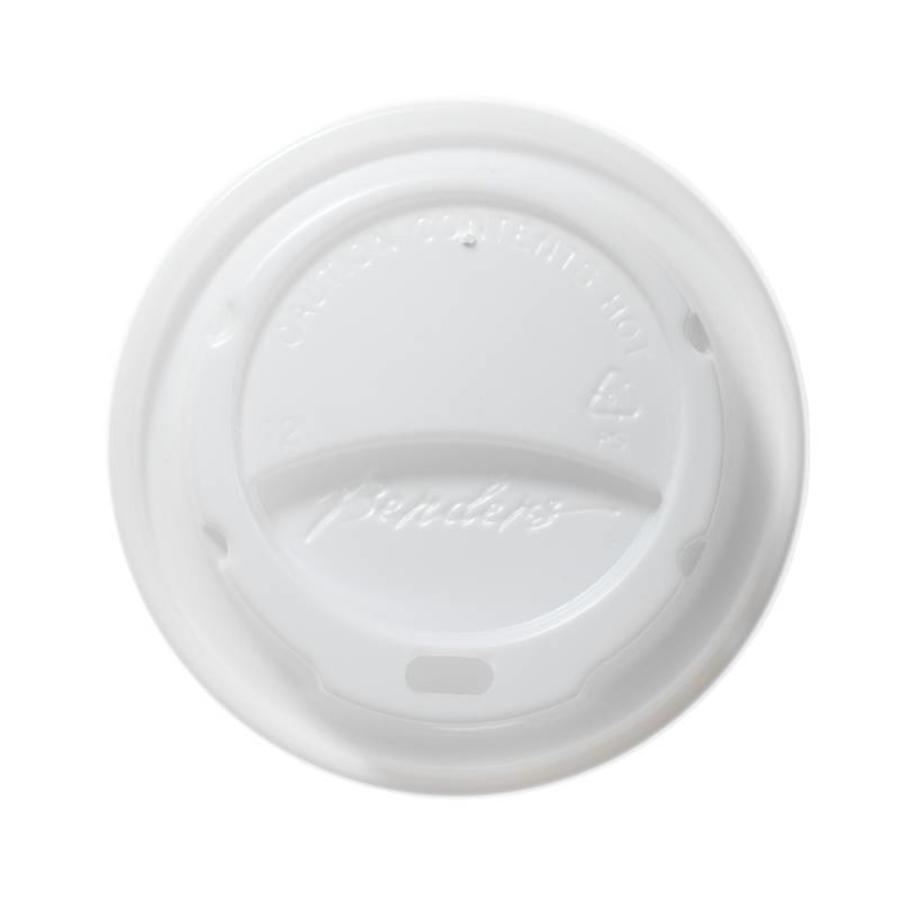 34 cl. Couvercle de tasse blanc (1000 pièces)