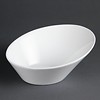 Olympia White Oval Bowl Porcelain 25cm | 3 pieces