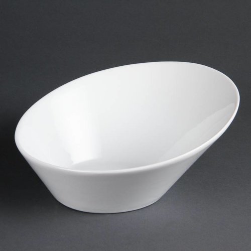  Olympia White Oval Bowl Porcelain 25cm | 3 pieces 