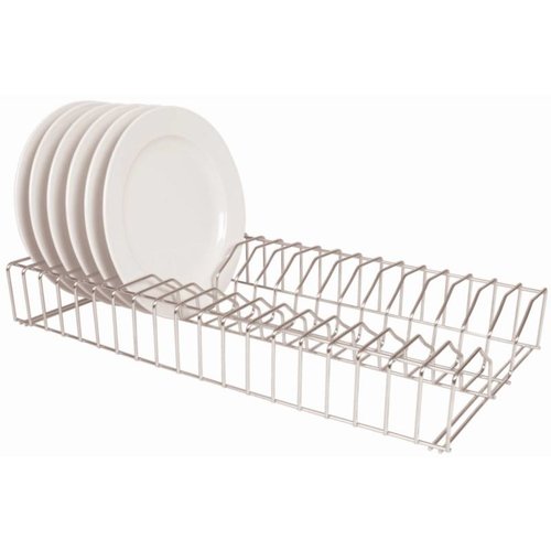  HorecaTraders Tellerständer Edelstahl | 91,5 cm 