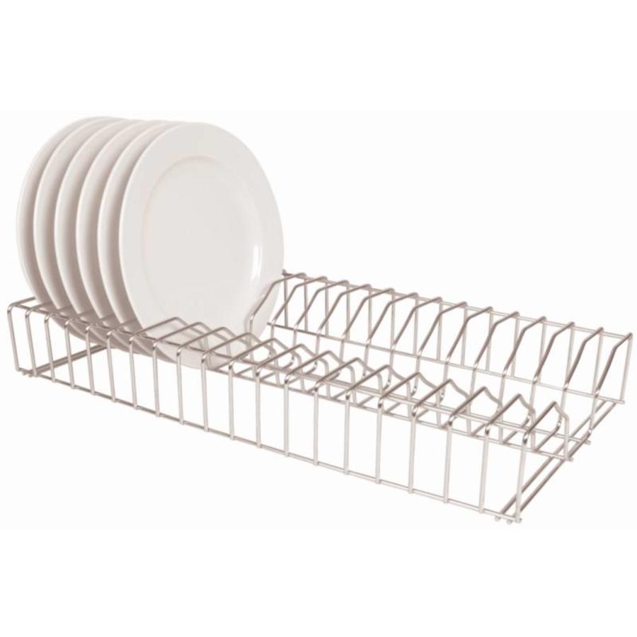 Plate rack stainless steel | 91.5 cm
