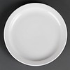 Porcelain plate with narrow rim 25 cm (pieces 12)