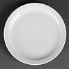Olympia Assiette en porcelaine à bord étroit 25 cm (12 pièces)