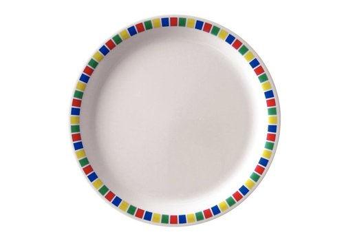  HorecaTraders Kristallon Melamine Bord | 23(Ø)cm 