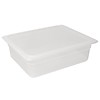 Vogue Plastic GN container 1/2 with lid | 3 sizes