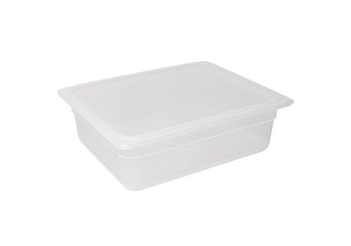  Vogue Plastic GN container 1/2 with lid | 3 sizes 