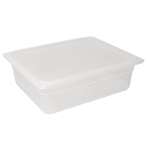  Vogue Plastic GN container 1/2 with lid | 3 sizes 
