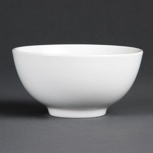  Olympia Porcelain Bowl White Round 13 cm | 12 pieces 