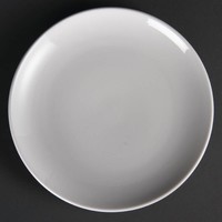 Runder flacher Teller 23 cm (12 Stück)