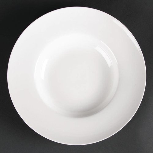  HorecaTraders Deep Soup Plate White | 26cm (Piece 4) 