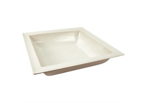  HorecaTraders Quadratische Melaminschüssel | 5 Liter 