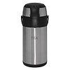 HorecaTraders Tea Pump Jug | stainless steel | 3L