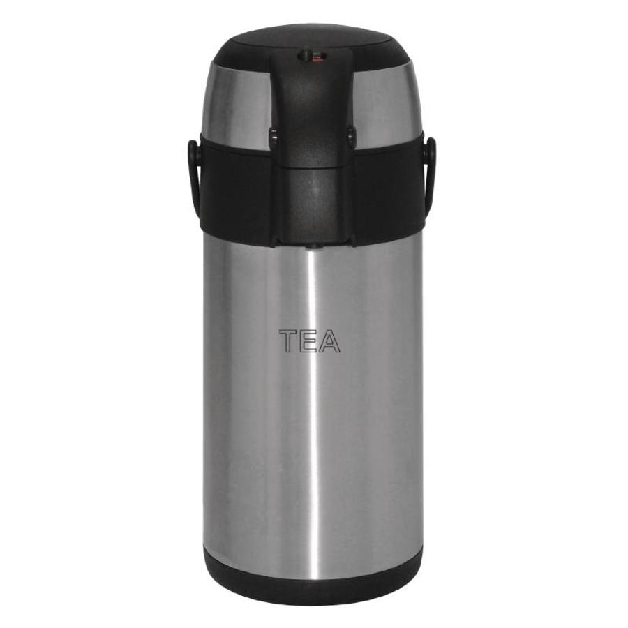 Teepumpkanne | Edelstahl | 3 Liter