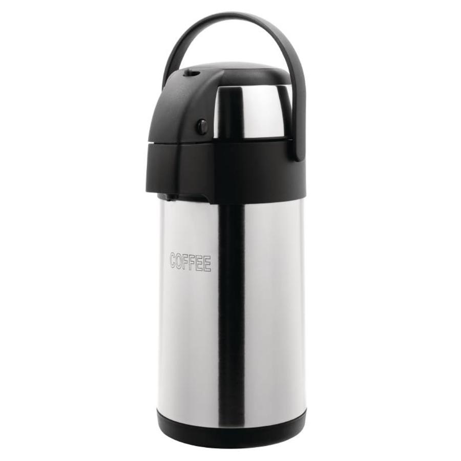 Kaffeepumpkanne aus Edelstahl | 3 Liter