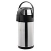 HorecaTraders Pichet à pompe | acier inoxydable | 3 litres