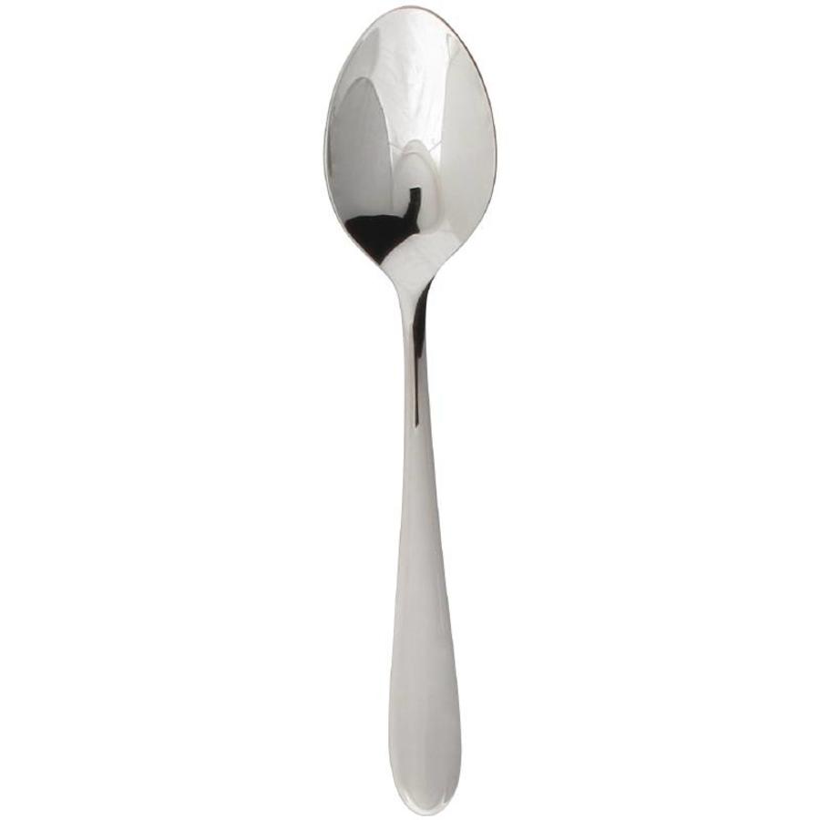 Cuillère de table brillante en acier inoxydable 20,5 cm | 12 pièces