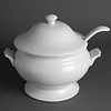 Olympia White Porcelain Soup pot 2.5 liters