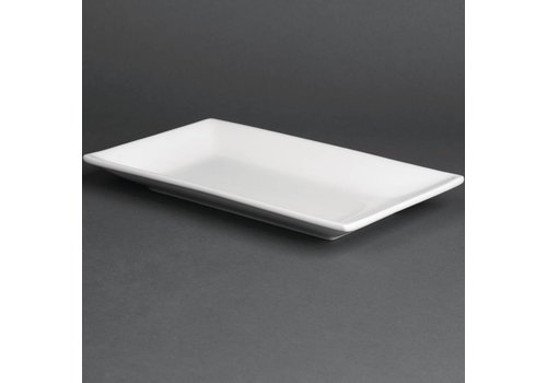  Olympia White Serving Dish Rectangular 25x15cm | 4 pieces 