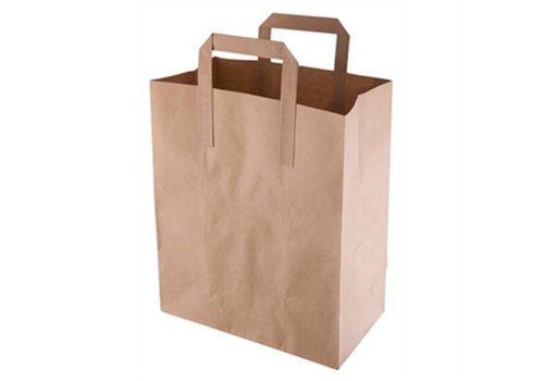  HorecaTraders Sacs en papier kraft jetables 
