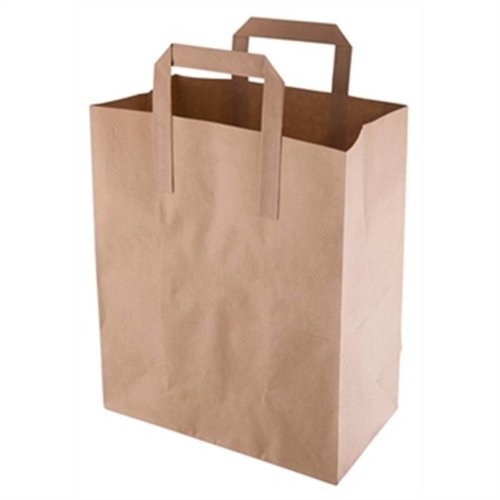  HorecaTraders Disposable brown paper carrier bags 