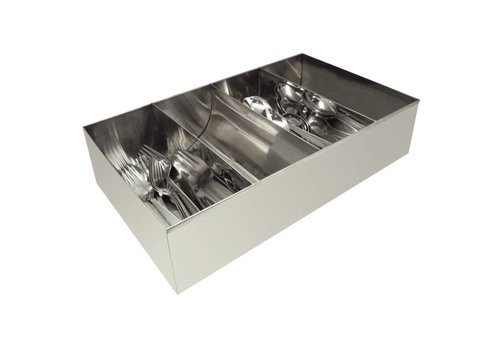  HorecaTraders Porte-couverts en acier inoxydable 