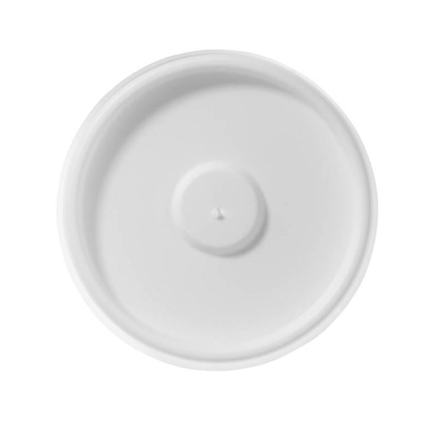 11 cl. flat lid white (1000 pieces)