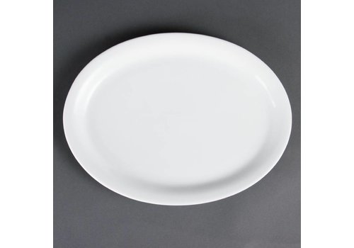  Olympia Weiße Porzellanschüssel 30 cm | 6 Stück 