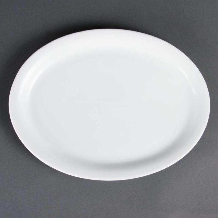 Weiße Porzellanschüssel 30 cm | 6 Stück