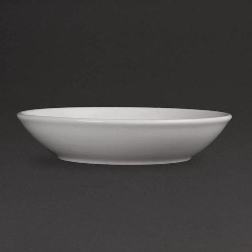  Olympia White round porcelain plates 20.5 cm (pieces 6) 