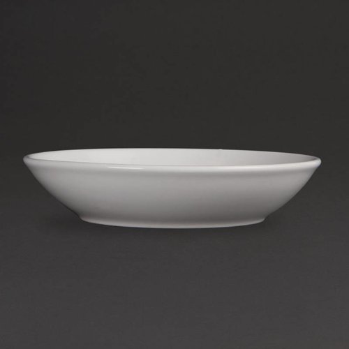  Olympia Witte ronde borden porselein 20,5 cm (stuks 6) 