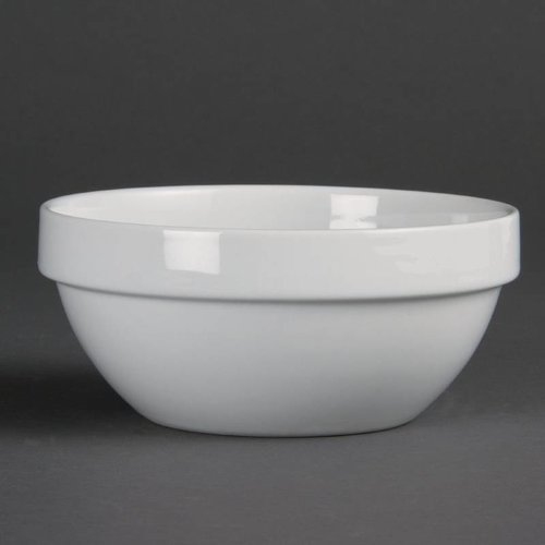  Olympia Stackable Salad Bowls Porcelain 15cm | 12 pieces 