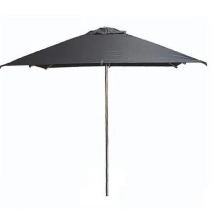 square parasol 2.5 x 2.5 m black