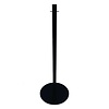 HorecaTraders Barrier post Black | (H) 95cm | Steel