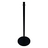 HorecaTraders Borne noire | (H) 95cm | Acier