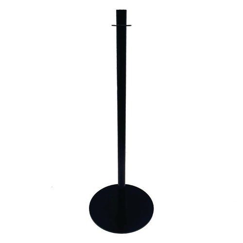  HorecaTraders Barrier post Black | (H) 95cm | Steel 