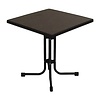HorecaTraders Square folding table | 70x70 cm | Antharacite