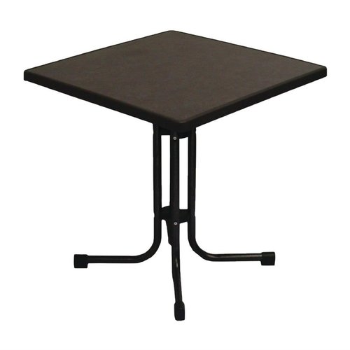  HorecaTraders Square folding table | 70x70 cm | Antharacite 