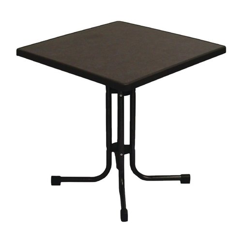  HorecaTraders Vierkante opklapbare tafel | 70x70 cm | Antharaciet 